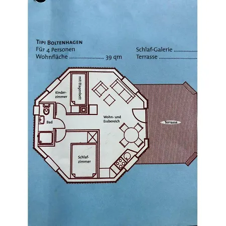 Bungalow-gelb-peters بيت للعطل